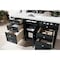 James Martin Vanities Brittany 60in Single Vanity, Black Onyx, w/ 3 CM Ethereal Noctis Quartz Top 650-V60S-BKO-3ENC - alternate 4